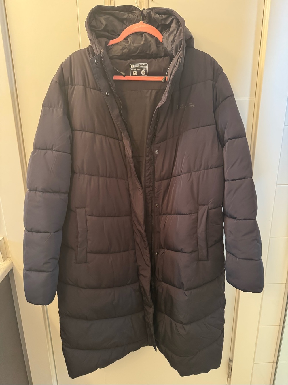 Mountain Warehouse Alexia Long Padded Winter Coat Black US/CA 12 UK 16